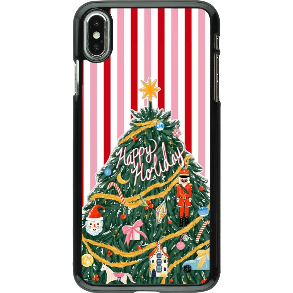 Coque iPhone Xs Max - Christmas 25 Happy Holiday