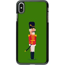 Coque iPhone Xs Max - Christmas 25 Nutcracker Green