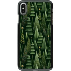 Coque iPhone Xs Max - Christmas 25 Pattern Xmas Tree