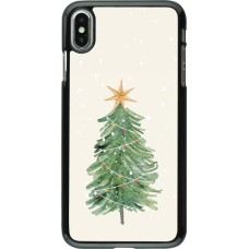 Coque iPhone Xs Max - Christmas 25 Sketch Tree