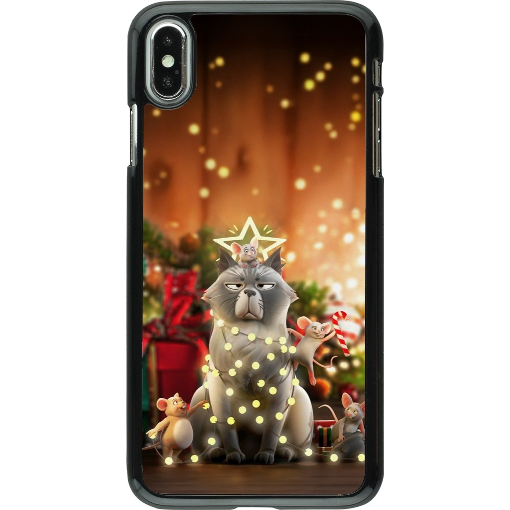 Coque iPhone Xs Max - Christmas 25 Xmas Cat