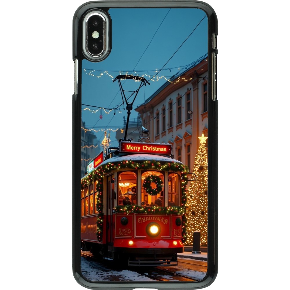 Coque iPhone Xs Max - Christmas 25 Xmas Train