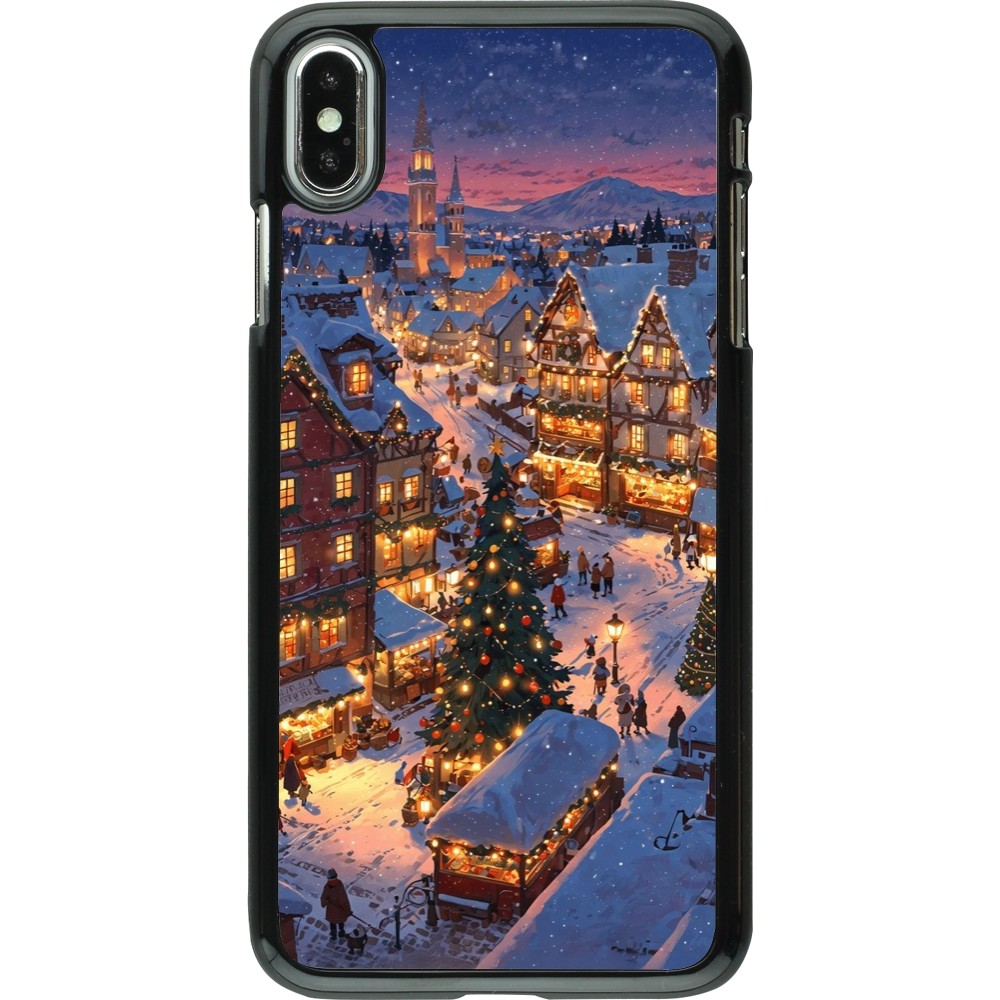 Coque iPhone Xs Max - Christmas 25 Xmas Village
