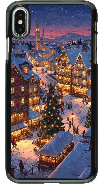 Coque iPhone Xs Max - Christmas 25 Xmas Village