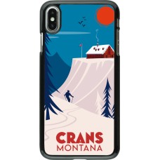 iPhone Xs Max Case Hülle - Crans-Montana Cabane