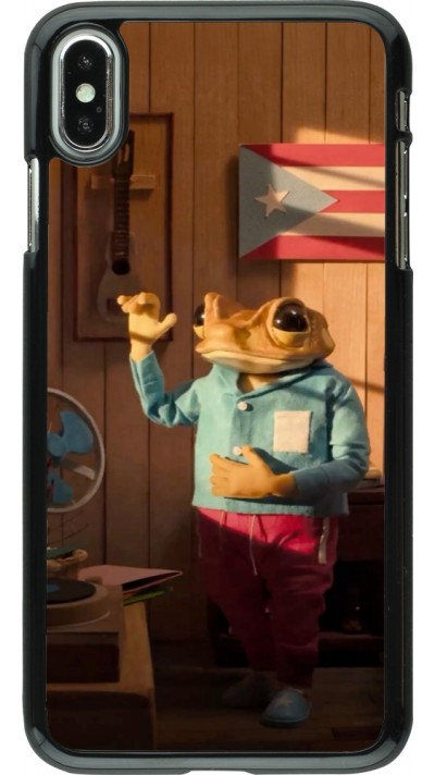 Coque iPhone Xs Max - Dancing frog DTMF