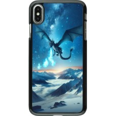 iPhone Xs Max Case Hülle - Drache nächtliche Berg