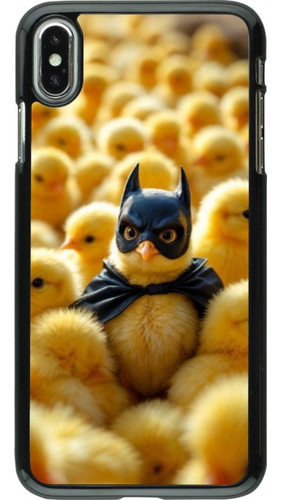 Coque iPhone Xs Max - Easter 2026 Chicken Batman