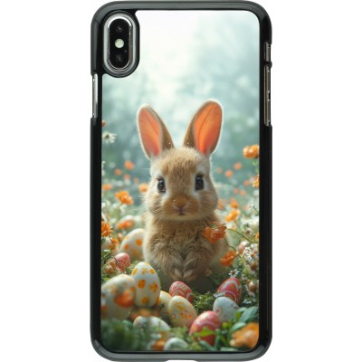 Coque iPhone Xs Max - Easter 2026 Rabbit in the garden