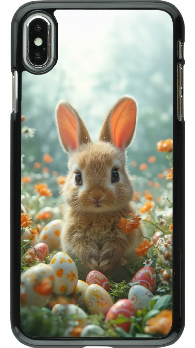 Coque iPhone Xs Max - Easter 2026 Rabbit in the garden