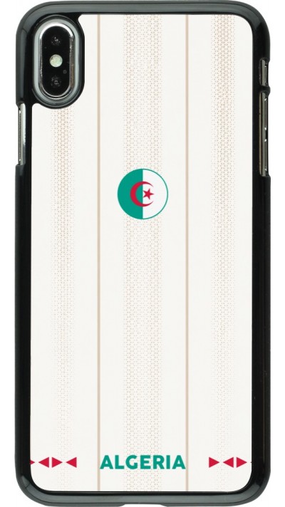 Coque iPhone Xs Max - Maillot de football Algérie 2026 personnalisable