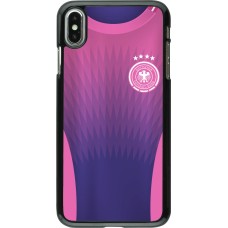 Coque iPhone Xs Max - Maillot de football Allemagne Extérieur personnalisable