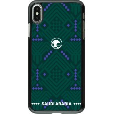 Coque iPhone Xs Max - Maillot de football Arabie saoudite 2026 personnalisable