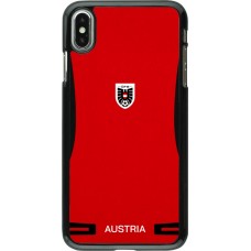 Coque iPhone Xs Max - Maillot de football Autriche 2026 personnalisable