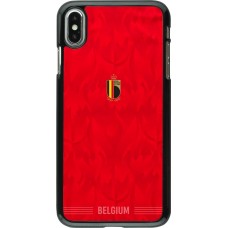 Coque iPhone Xs Max - Maillot de football Belgique 2026 personnalisable