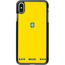 Coque iPhone Xs Max - Maillot de football Bresil 2026 personnalisable