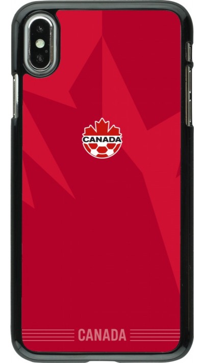 Coque iPhone Xs Max - Maillot de football Canada 2026 personnalisable
