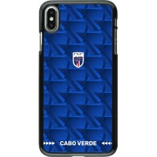 Coque iPhone Xs Max - Maillot de football Cap-Vert 2026 personnalisable