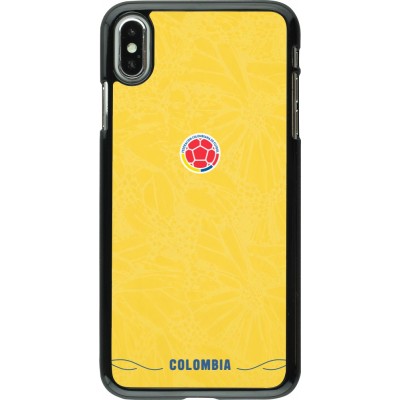 Coque iPhone Xs Max - Maillot de football Colombie 2026 personnalisable