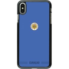 Coque iPhone Xs Max - Maillot de football Curaçao 2026 personnalisable