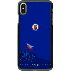 Coque iPhone Xs Max - Maillot de football Haiti 2026 personnalisable