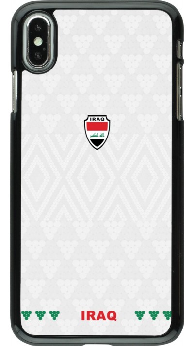 Coque iPhone Xs Max - Maillot de football Irak 2026 personnalisable