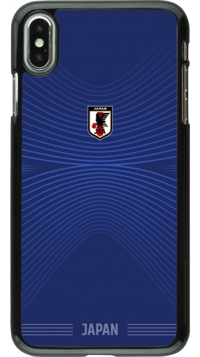 Coque iPhone Xs Max - Maillot de football Japon 2026 personnalisable