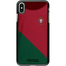 Coque iPhone Xs Max - Maillot de football Portugal 2022