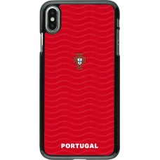 Coque iPhone Xs Max - Maillot de football Portugal 2026 personnalisable