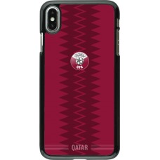 Coque iPhone Xs Max - Maillot de football Qatar 2026 personnalisable