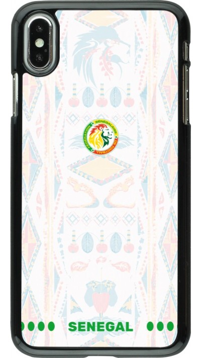 Coque iPhone Xs Max - Maillot de football Sénégal 2026 personnalisable
