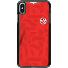 iPhone Xs Max Case Hülle - Tunesien 2022 personalisierbares Fussballtrikot