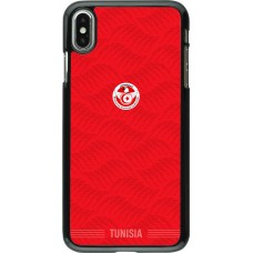 Coque iPhone Xs Max - Maillot de football Tunisie 2026 personnalisable