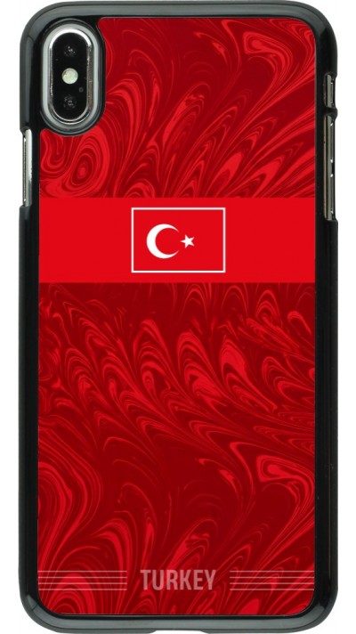 Coque iPhone Xs Max - Maillot de football Turquie 2026 personnalisable