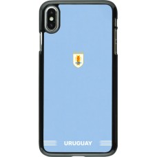 Coque iPhone Xs Max - Maillot de football Uruguay 2026 personnalisable