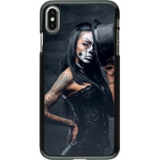 iPhone Xs Max Case Hülle - Halloween 22 Tattooed Girl
