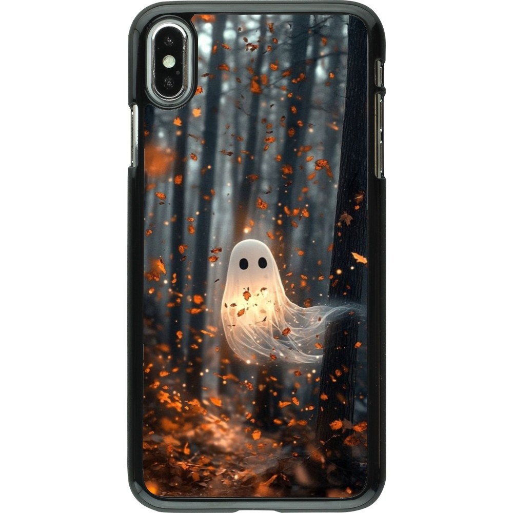 iPhone Xs Max Case Hülle - Halloween 2025 Ghost in the forest