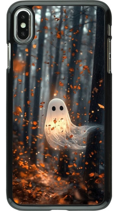 iPhone Xs Max Case Hülle - Halloween 2025 Ghost in the forest