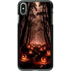 iPhone Xs Max Case Hülle - Halloween 2025 Road of Terrifying Pumpkins