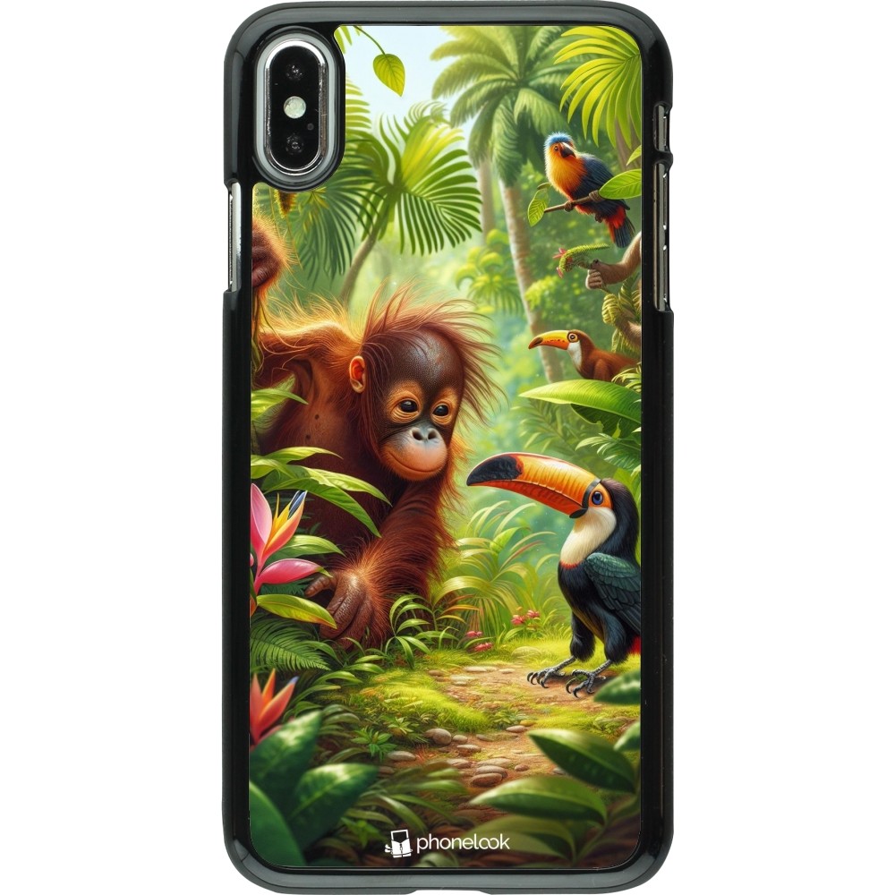 iPhone Xs Max Case Hülle - Tropischer Dschungel Tayrona