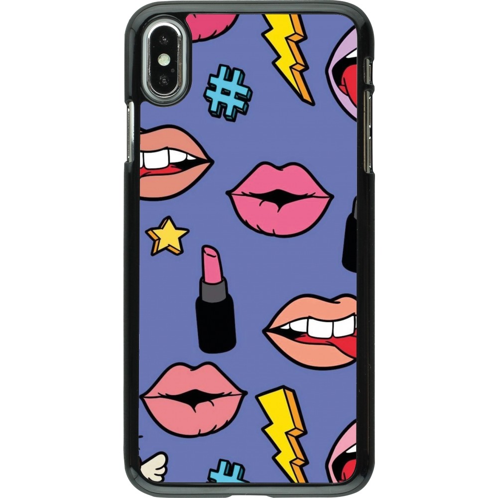 iPhone Xs Max Case Hülle - Lips and lipgloss
