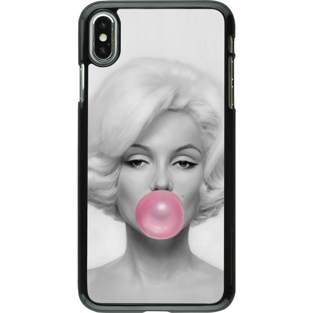 Coque iPhone Xs Max - Marilyn Bubble
