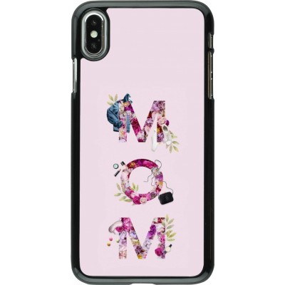 Coque iPhone Xs Max - Mom 2024 girly mom