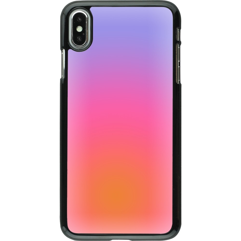 iPhone Xs Max Case Hülle - Orange Pink Blue Gradient