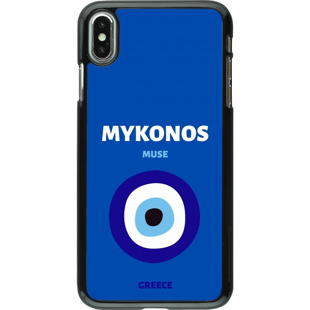 Coque iPhone Xs Max - Pop Summer Destination Mykonos