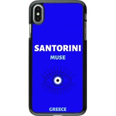iPhone Xs Max Case Hülle - Pop Summer Destination Santorini