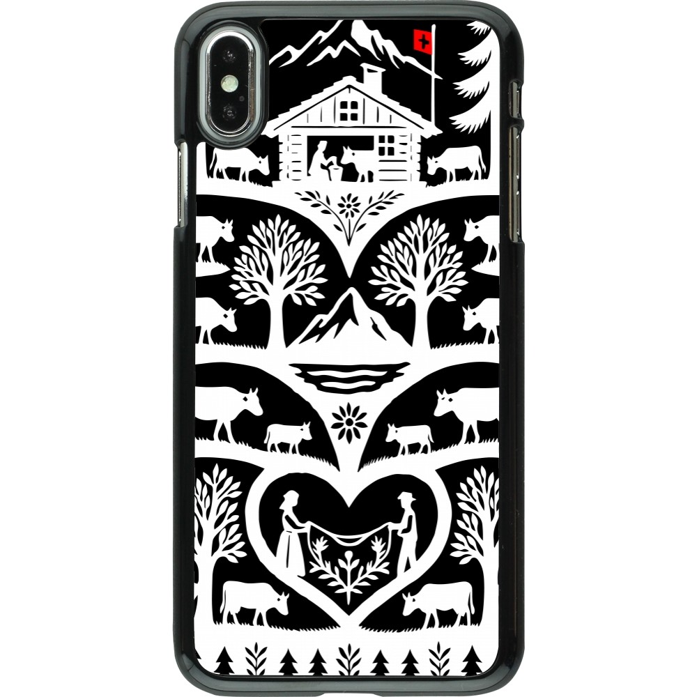 iPhone Xs Max Case Hülle - Poya Schweiz 2 schwarz