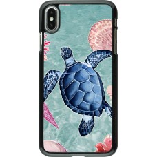 Coque iPhone Xs Max - Preppy Turtle