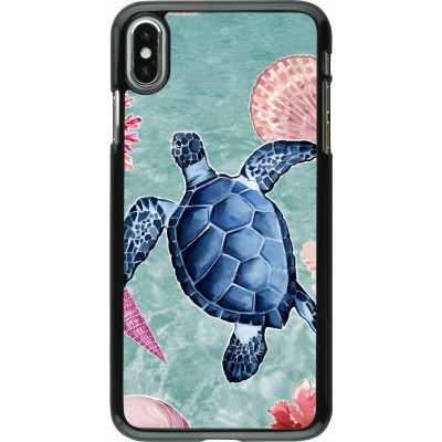 iPhone Xs Max Case Hülle - Preppy Turtle