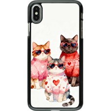 Coque iPhone Xs Max - Saint Valentines Day 26 Cat Love